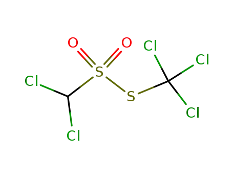Molecular Structure of 31335-41-8 (Dichloromethyl(trichloromethylthio) sulfone)