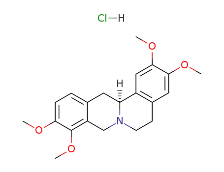 Molecular Structure of 6024-85-7 (TETRAHYDROPALMATINE HYDROCHLORIDE)