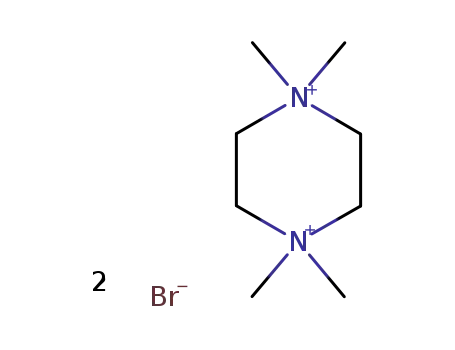 Molecular Structure of 24996-75-6 (1,1,4,4-tetramethylpiperazinediium dibromide)