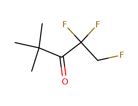 Molecular Structure of 313271-62-4 (3-Pentanone,  1,2,2-trifluoro-4,4-dimethyl-)