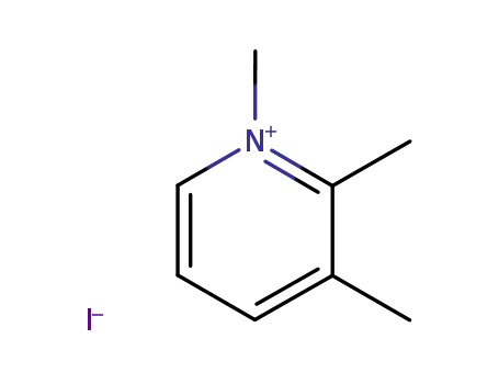 Molecular Structure of 31483-51-9 (1,2,3-Trimethyl-pyridinium iodide)