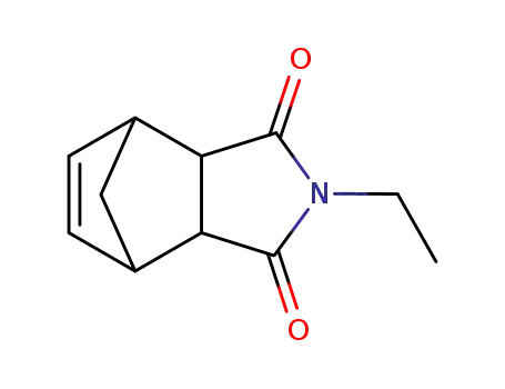 Molecular Structure of 31500-38-6 (2-ethyl-3a,4,7,7a-tetrahydro-1H-4,7-methanoisoindole-1,3(2H)-dione)