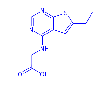 2-((6-Ethylthieno[2,3-d]pyrimidin-4-yl)amino)acetic acid