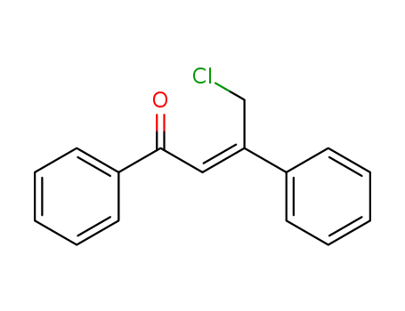 Molecular Structure of 7462-70-6 (4-chloro-1,3-diphenylbut-2-en-1-one)