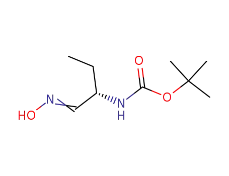 Carbamic acid, [(1S)-1-[(hydroxyimino)methyl]propyl]-, 1,1-dimethylethyl ester