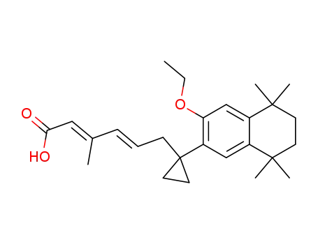 6-[1-(3-Ethoxy-5,5,8,8-tetramethyl-5,6,7,8-tetrahydronaphthalen-2-yl)cyclopropyl]-3-methyl-2(E),4(E)-hexadienoic acid