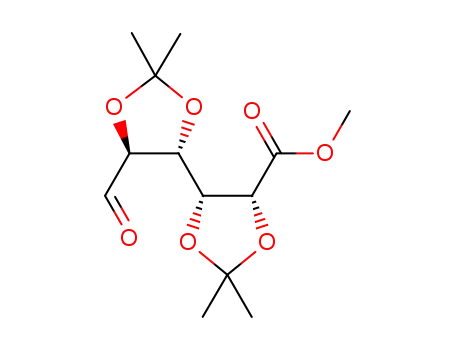 Molecular Structure of 1595285-45-2 (methyl 2,3:4,5-di-O-isopropylidene-L-glucuronate)