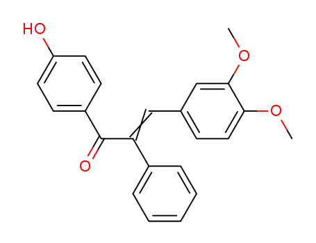 (Z)-3-(3,4-Dimethoxyphenyl)-1-(4-hydroxyphenyl)-2-phenylprop-2-en-1-one