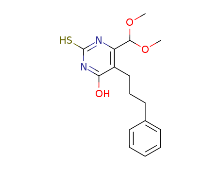 4(1H)-Pyrimidinone,6-(dimethoxymethyl)-2,3-dihydro-5-(3-phenylpropyl)-2-thioxo- cas  31349-84-5