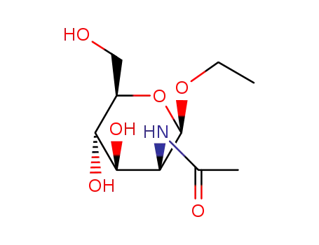Molecular Structure of 2495-96-7 (ETHYL 2-ACETAMIDO-2-DEOXY-BETA-D-GLUCOPYRANOSIDE)