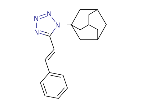 1H-Tetrazole,1-(1-adamantyl)-5-styryl-, (E)- (8CI)