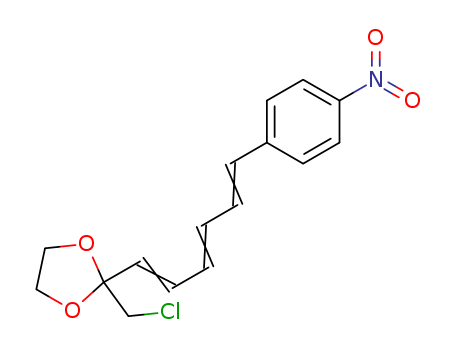 1,3-Dioxolane,2-(chloromethyl)-2-[6-(4-nitrophenyl)-1,3,5-hexatrien-1-yl]- cas  2499-46-9