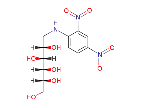 Molecular Structure of 24808-42-2 (1-deoxy-1-[(2,4-dinitrophenyl)amino]hexitol)