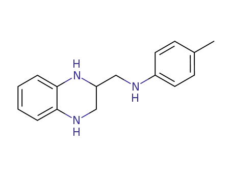 Molecular Structure of 25187-68-2 (4-methyl-N-(1,2,3,4-tetrahydroquinoxalin-2-ylmethyl)aniline)