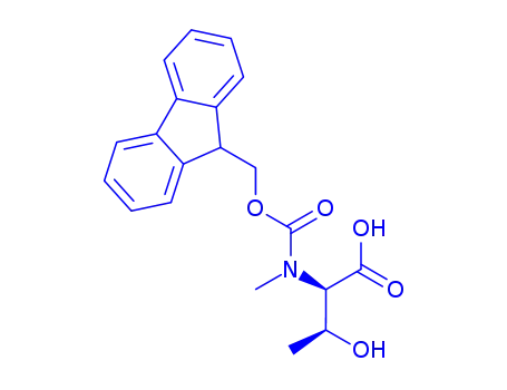 Molecular Structure of 252049-06-2 (FMOC-N-ME-THR-OH)