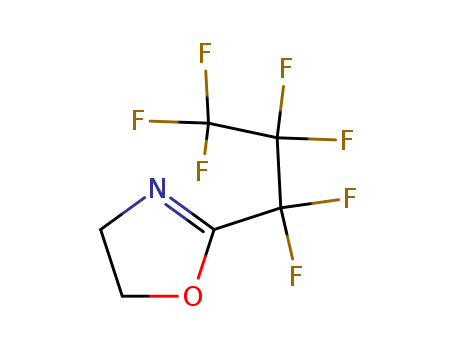 Oxazole,2-(1,1,2,2,3,3,3-heptafluoropropyl)-4,5-dihydro- cas  2499-91-4