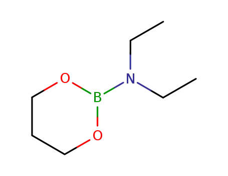 Molecular Structure of 25031-69-0 (N,N-diethyl-1,3,2-dioxaborinan-2-amine)