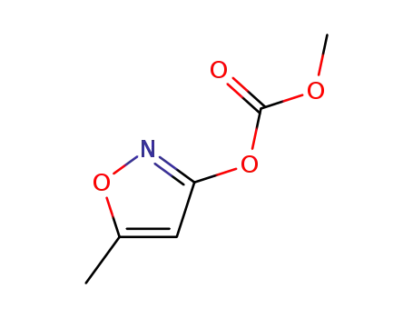 Molecular Structure of 24827-58-5 (Carbonic acid, methyl 5-methyl-3-isoxazolyl ester (8CI))
