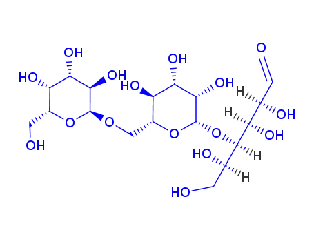 2,3,5,6-Tetrahydroxy-4-[3,4,5-trihydroxy-6-[[3,4,5-trihydroxy-6-(hydroxymethyl)oxan-2-yl]oxymethyl]oxan-2-yl]oxyhexanal