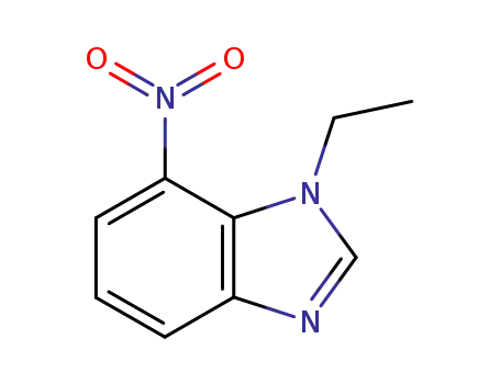 Molecular Structure of 31419-69-9 (1H-Benzimidazole,1-ethyl-7-nitro-(9CI))