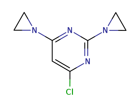 Pyrimidine,2,4-bis(1-aziridinyl)-6-chloro-