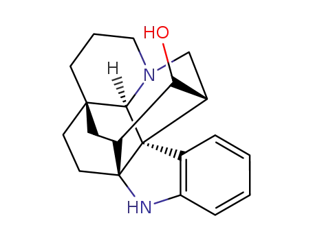 Molecular Structure of 6582-68-9 ((2R,3R,5R,11S,22S)-3,11-Methanoaspidofractinin-22-ol)