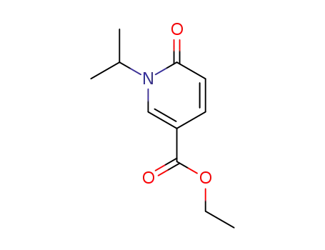 Molecular Structure of 24903-83-1 (ethyl 6-oxo-1-(propan-2-yl)-1,6-dihydropyridine-3-carboxylate)
