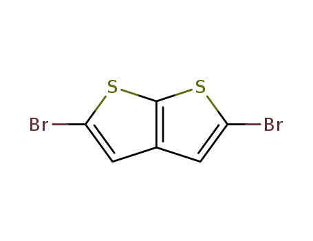 Molecular Structure of 25121-86-2 (2,5-DibroMothieno[2,3-b]thiophene)