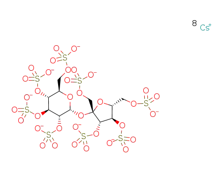 cesium salt of sucrose octasulfate