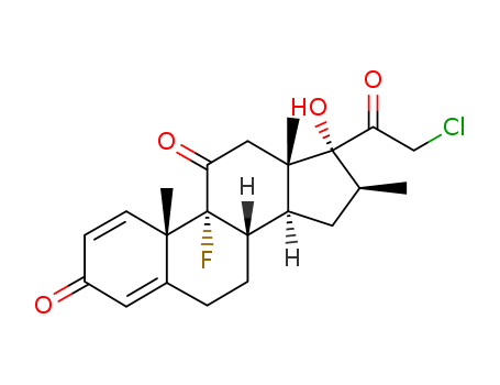 Pregna-1,4-diene-3,11,20-trione,21-chloro-9-fluoro-17-hydroxy-16-methyl-, (16b)-