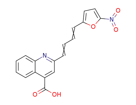 Molecular Structure of 31432-65-2 (2-[4-(5-Nitro-2-furyl)-1,3-butadienyl]-4-quinolinecarboxylic acid)