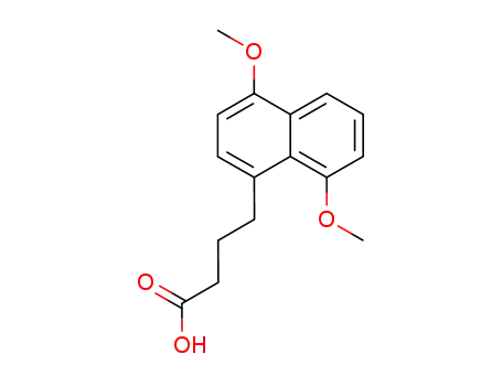Molecular Structure of 25178-78-3 (4-(4,8-dimethoxynaphthalen-1-yl)butanoic acid)