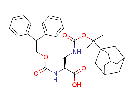 N-α-(9-Fluorenylmethoxycarbonyl)-N-β-{1-(1&#039;-adamantyl)-1-methyl-ethoxycarbonyl}-L-α,β-diaminopropionic acid