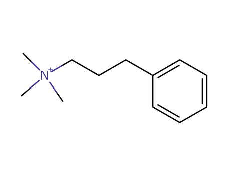 Molecular Structure of 25306-98-3 (3-phenylpropyltrimethylammonium)