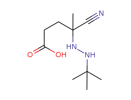 4-tert-butyl-hydrazino-4-cyanovaleric acid