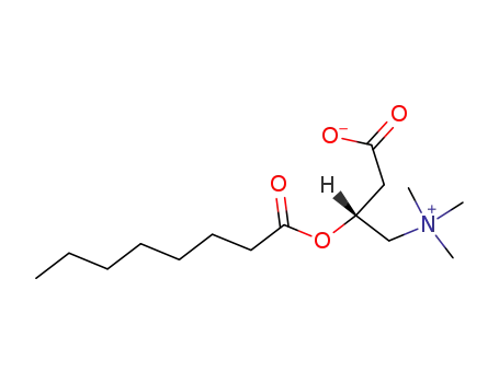 Molecular Structure of 25243-95-2 ((3S)-3-octanoyloxy-4-trimethylazaniumylbutanoate)