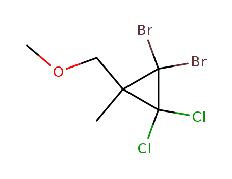 1,1-Dibromo-2,2-dichloro-3-methoxymethyl-3-methyl-cyclopropane