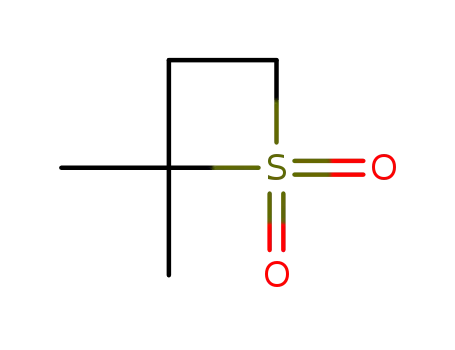 Molecular Structure of 31462-45-0 (2,2-dimethylthietane 1,1-dioxide)