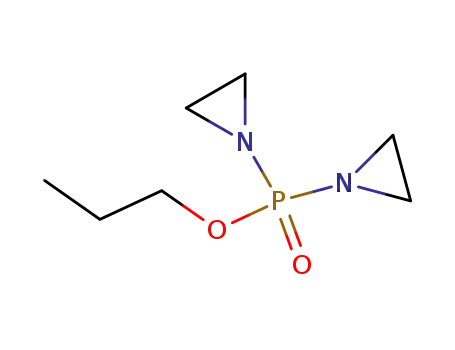 Bis(1-aziridinyl)phosphinic acid propyl ester