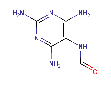 Molecular Structure of 24867-33-2 (N-(2,4,6-triaminopyrimidin-5-yl)formamide)