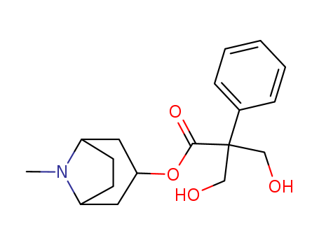 α,α-Bis(hydroxymethyl)benzeneacetic acid (1R,5S)-8-methyl-8-azabicyclo[3.2.1]oct-3α-yl ester