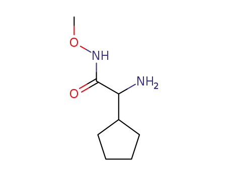 2-Amino-2-cyclopentyl-N-methoxyacetamide