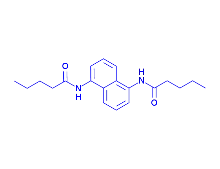N-[5-(pentanoylamino)-1-naphthyl]pentanamide