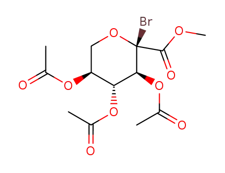 L-Gulonic acid, 2,6-anhydro-2-C-bromo-, methyl ester, triacetate