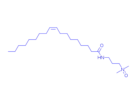 Molecular Structure of 25159-40-4 (N-[3-(dimethylamino)propyl]-9-octadecenamide N-oxide)