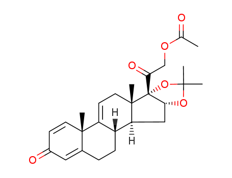 (16a)-21-Acetyloxy-16,17-dihydroxy-16,17-O-isopropylidene-pregna-1,4,9(11)-triene-3,20-dione