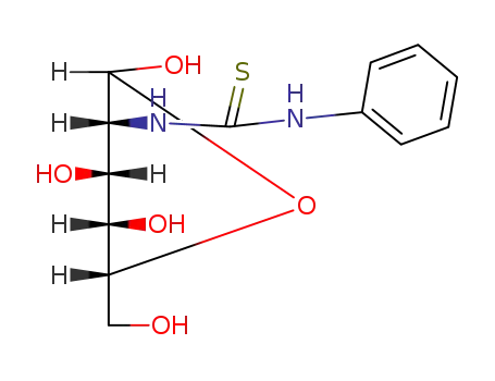 Molecular Structure of 24916-33-4 (2-deoxy-2-[(phenylcarbamothioyl)amino]hexopyranose)