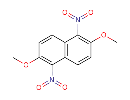 Molecular Structure of 25314-97-0 (1,5-Dinitro-2,6-dimethoxynaphthalene)