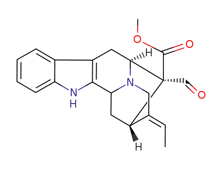 (2S,6S,13S)-3-Eth-(E)-ylidene-13-formyl-1,3,4,7,12,12b-hexahydro-2H,6H-2,6-methano-indolo[2,3-a]quinolizine-13-carboxylic acid methyl ester