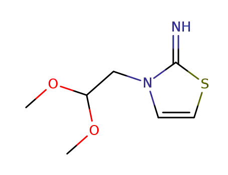 3-(2,2-dimethoxy-ethyl)-3<i>H</i>-thiazol-2-ylideneamine